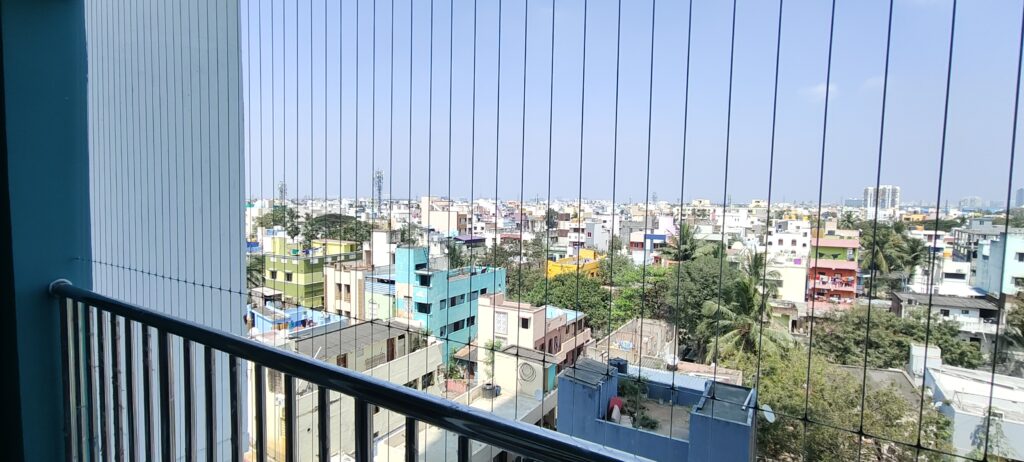balcony safety invisible grills in chennai