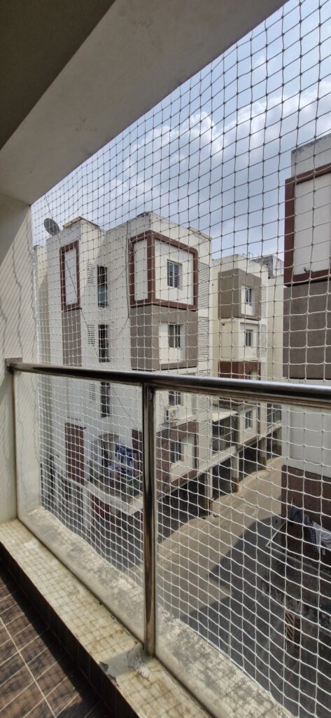 Balcony pigeon safety nets in maduravoyal