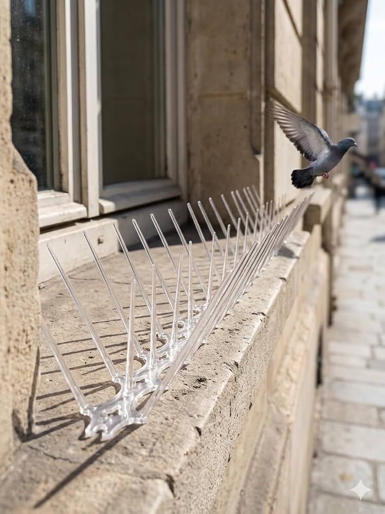 Parapet Wall Bird Spikes