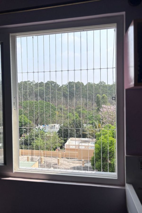 French Window Invisible Grills