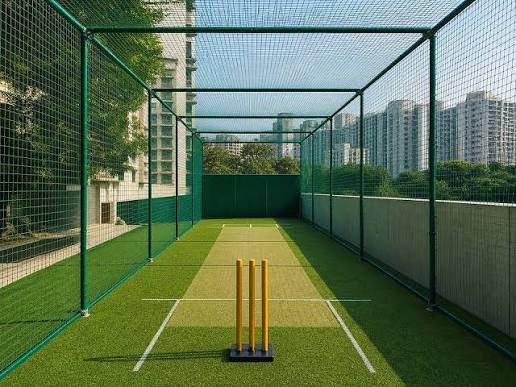 School Cricket Practice Nets in Chirala